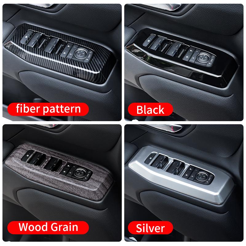 For Toyota Land Cruiser 250 2024 Windows Control Panel Decoration Protective Sticker Prado LC250 Interior Accessories Tuning