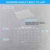 Transparent Acrylic Writing Board Refrigerator Calendar Reusable Notes Magnetic Dry Erase Bulletin Board Easily Record Schedule