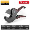 Pipe Cutter 42mm-75mm Aluminum Alloy Body Ratchet Scissors Tube Cutter PVC/PU/PP/PE Hose Cutting Hand Tools