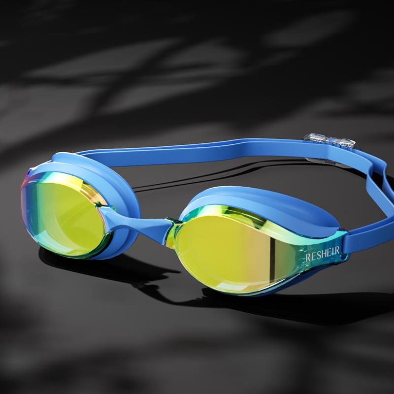 Профессиональные очки для плавания унисекс для гонок, линзы HD и очки для плавания с защитой от запотевания для взрослых