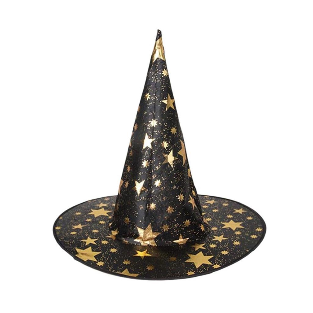 Хэллоуин Шляпа Детская Взрослая Маскарадный Наряд Маг Бронзовая Колдовская Шляпа Пентаграмма Вечеринка Хэллоуин Ведьма Сувенир 2025