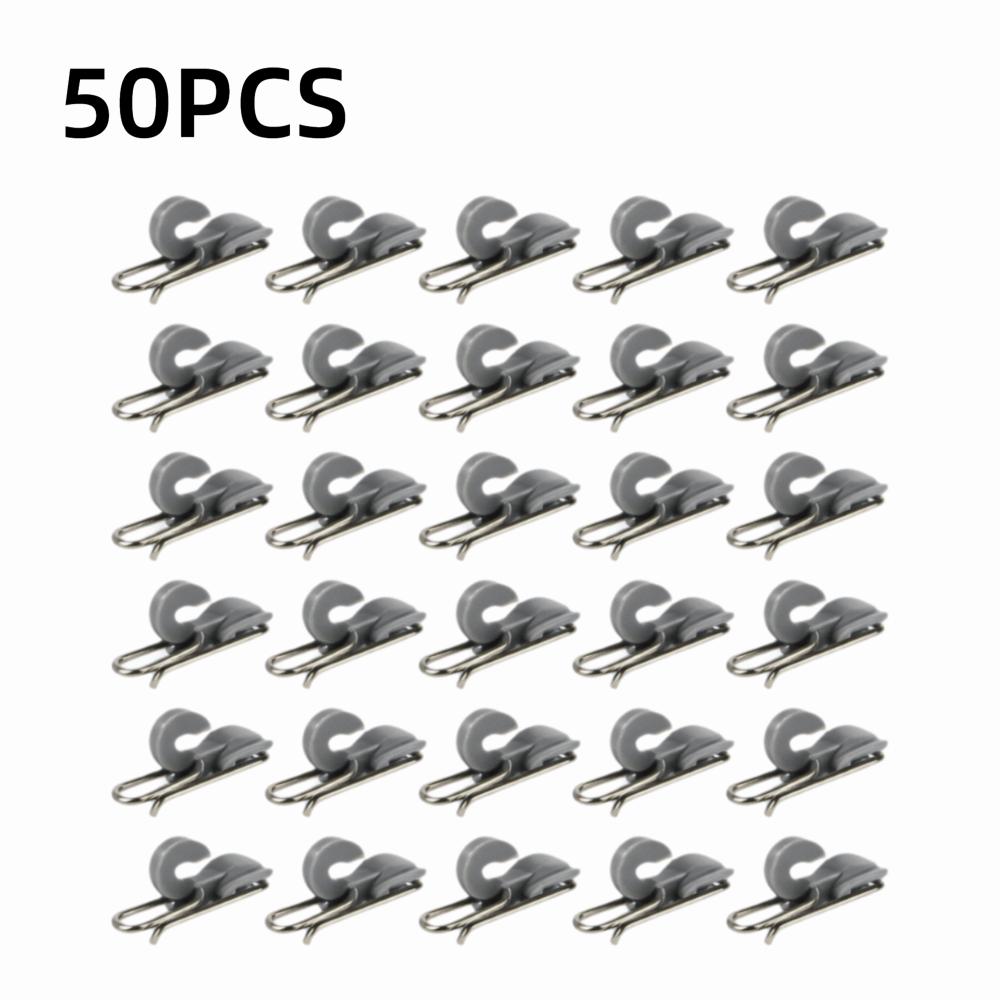50PCS ABS Fishing Release Clips Lightweight Bait  Release Clips  Saltwater Fishing