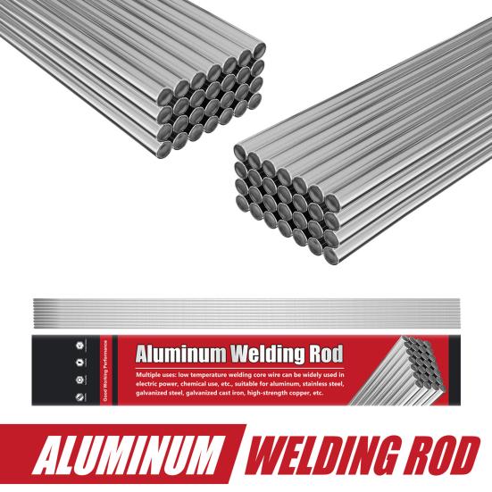10 шт. алюминиевые сварочные стержни, высокопрочные, коррозионностойкие, прочные, низкотемпературные алюминиевые сварочные стержни, инструменты для ремонта, электрическая мощность