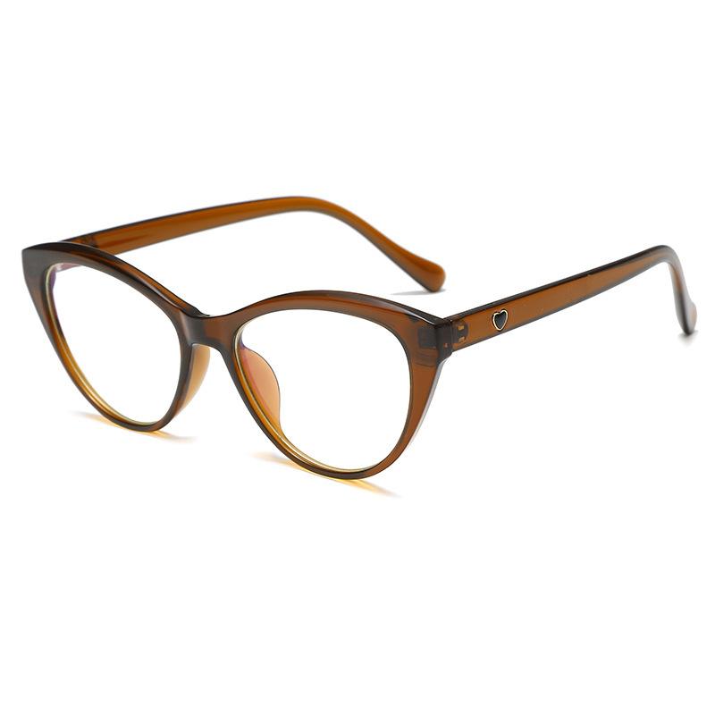 Персонализированные оптические зеркальные очки в небольшой оправе «кошачий глаз», мужские модные анти-синие плоские зеркальные женские очки