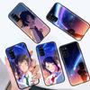 Черный чехол для Xiaomi Poco X6 X4 M5 M6 F5 F6 C65 C55 C50 C51 C40 Pro Redmi 14C A3X 13C 12C 11T 10A 9C Note 7 6 8A Plus W-69 Ваше имя Аниме