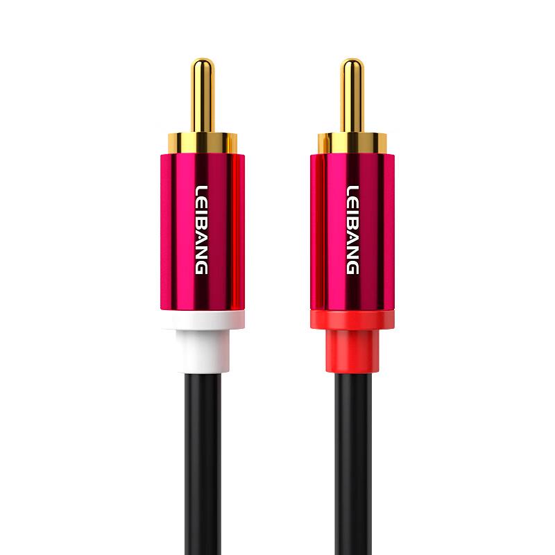 Аудиокабель LeiBang Dual RCA папа-папа