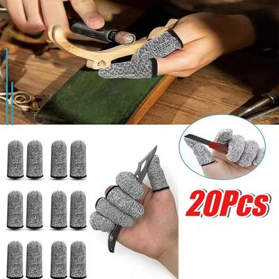 2-20 шт., напальчники с защитой от порезов, нарукавники для защиты пальцев, перчатки для снятия кожи с пальцев, напальчники для кухонных принадлежностей