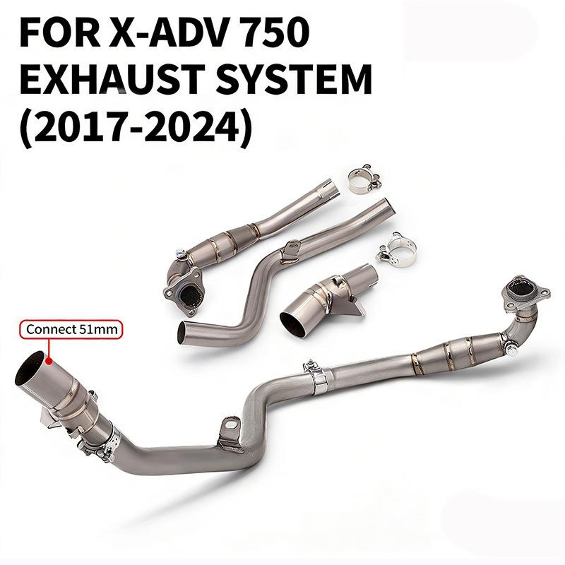 Titanium Alloy Exhaust Pipe for X-ADV 750