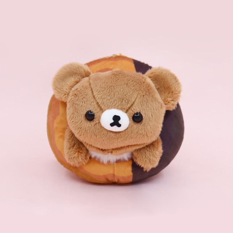 Милый плюшевый кулон Rilakkuma с дизайном пончика для девочек и коллекционеров