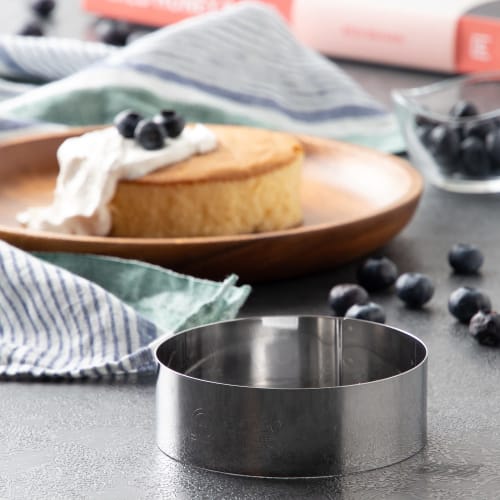 Endo Shoji Commercial-Grade Circle Ring, Round, 75 X H30mm, 18-0 Stainless Steel, Made In Japan, WSL08031