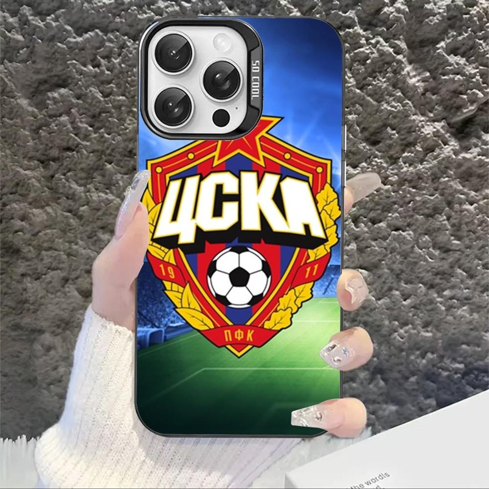 Hot Russia PFC CSKA Moscow Phone Case For IPhone 16 15 14 13 12 11 Pro Max X XR XSMAX 8 7 Plus Matte Shockproof Back Cover