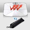Sunshade for Car Windscreen, Titanium Insulation Material, UV/Heat Protection, Easy Installation, Light Blocking, Privacy