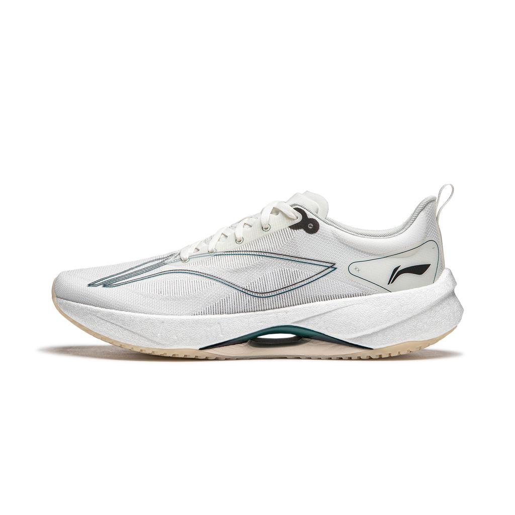 Li Ning Super Light 21 Нескользящие, Износостойкие, Дышащие Низкие Повседневные Беговые Кроссовки Мужские Слоновая Кость ARBU001-33