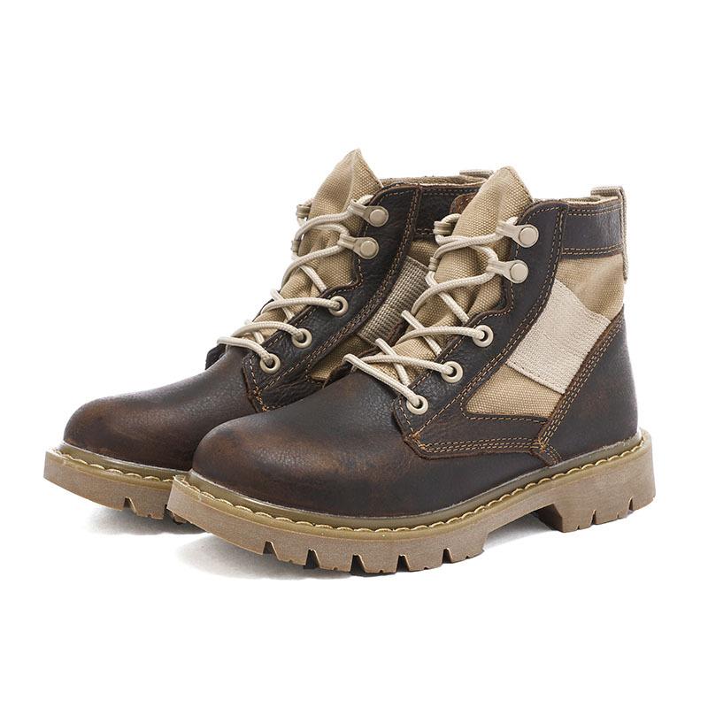 Кожаные ботинки Desert Boots Женские ботинки Martin Boots Ретро короткие ботинки Ботинки Desert Boots из коровьей кожи для отдыха на природе Мужские ботинки Locomotive Boots Инструментальные ботинки