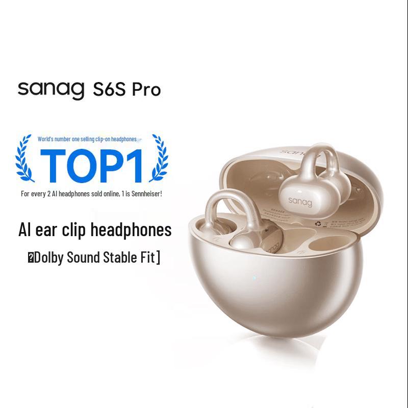 Спортивные Bluetooth-наушники-клипсы SANAG S6S Pro II