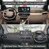 Для Geely Geometry C 2020 2021 2022 2023 Автомобильная Внутренняя Черная Замшевая Кожаная Накладка на Панель Приборов Коврик на Торпедо Ковер Накидка Подушка DashMat Pad