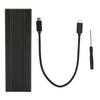 Корпус для M.2 NVME SSD 10 Гбит/с Высокоскоростной Алюминиевый сплав Plug and Play Корпус M.2 NVMe SATA для 2230 2242 2260 2280 мм