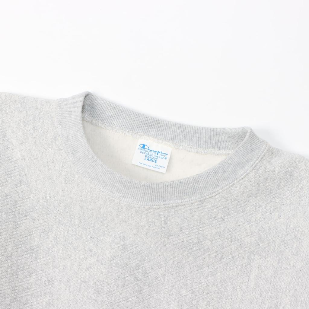 Толстовка с длинным рукавом, круглым вырезом, подкладкой из матовой ткани, логотипом One Point, круглым вырезом, толстовка с обратным серебристо-серым узором M [Champion] 11,5 унций плетения(р) Ткать(р) С3-Y033