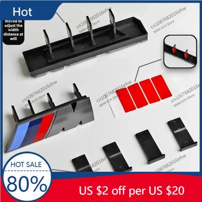 Новый для BMW M Логотип X1 X2 X3 X4 X5 X6 F48 G01 E84 E83 F39 F10 F30 G11 G07 G86 G80 G60 E60 E46 3D Значок-эмблема на переднюю решетку автомобиля