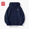 Men's Heavyweight Retro Loose Fit Hooded Zip-Up Sweatshirt
