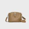 Genuine Leather Women's Bag Fashionable Casual Large Capacity Bucket Bag Cowhide Single-shoulder Crossbody Bag