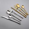 Матовый 2/4/6 набор золотых столовых приборов, столовая посуда из нержавеющей стали 304, нож, вилка, ложка, столовые приборы, вечерние кухонные столовые приборы, набор посуды