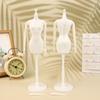 1:6 Doll Mannequin Coat Hanger Dollhouse Doll Skirt Support Wedding Mannequin Stand Humanoid Model Toy Doll Gown Display Form