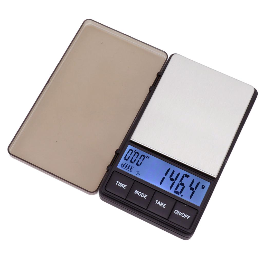Маленькие весы для кофе, чувствительные, точные, 1000 г, 0,1 г, цифровые карманные весы для кофе с таймером и функцией тарирования