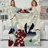 Artist Y-Yoshitomo Throw Flannel Blanket Perfect for Sofa Office Bed Travel Sleep Read Relax Camping four season use
