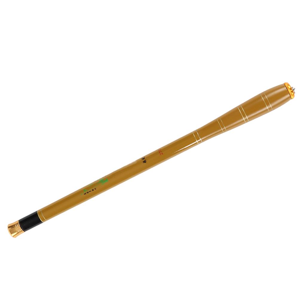 Удочка для рыбалки Carbon Mini UltraShort UltraLight Портативная телескопическая дорожная удочка для ручного лова(2,7 метра )