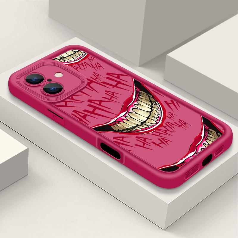 Чехол для телефона с рисунком клоуна-шута для iPhone 16 Pro Max 16e 15 14 13 12 11 XR XS 8 7, противоударный чехол-накладка из мягкого силикона
