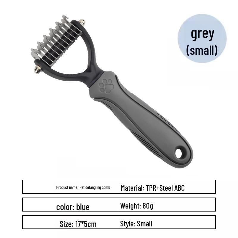 Расческа для распутывания длинношерстных кошек и собак — идеально подходит для удаления выпавшей шерсти