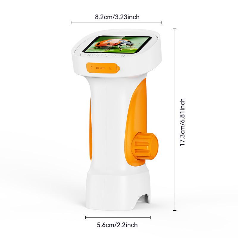 Children's Handheld Microscope for Outdoor Exploration - Portable Science Education Toy & Electronic Magnifier