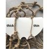 Khaki Parrot Climbing Net 40*40cm Parrot Rope Net High Quality Bird Hammock  Parrot Climbing