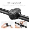 Bicycle Horn 120dB Loudspeaker Bike Horn with Alarm USB Rechargeable Waterproof Bicycle Speaker Cycling Accessory