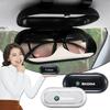 1Pcs Car Sun Visor Glasses Storage Box Holder Organizer Accessories For Octavia Superb Rapid Kodiaq Karoq Fabia Kamiq Roomster Citigo