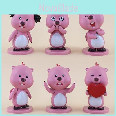 Милый набор выражений Лупи ПВХ игрушка 6 красочных вариантов Обратитесь в службу поддержки для получения коробок-сюрпризов