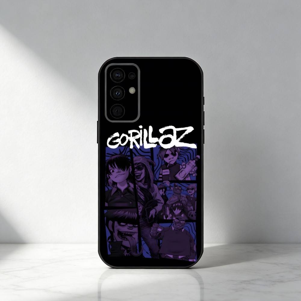 The Band G-Gorilla-z Printed  Phone Case For Samsung S25,S24,S21,S22,S23,S30,Ultra,S20,Plus,Fe,Note,5G Black Cover