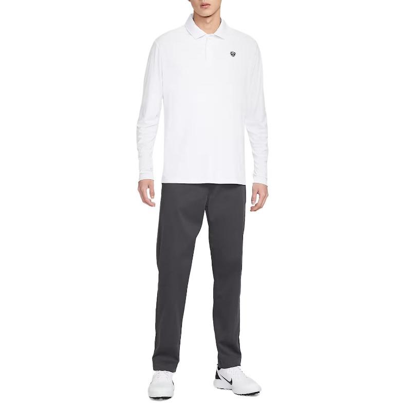 Nike Dri-Fit Quick-Drying Warm Sweat-Absorbing Solid Color Pullover Golf Shirt Men Tops IB0232-100
