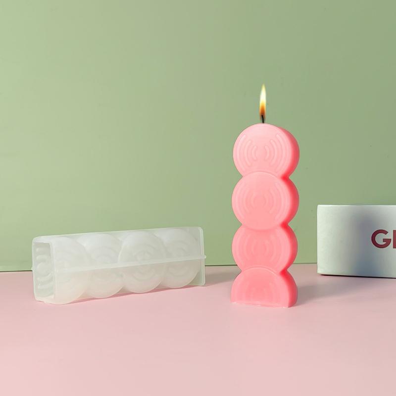 Abstract Art Gifts Craft Romantic Aromatherapy Candle Mold Decorative Multiple Styles Ornament Silicone DIY Accessories