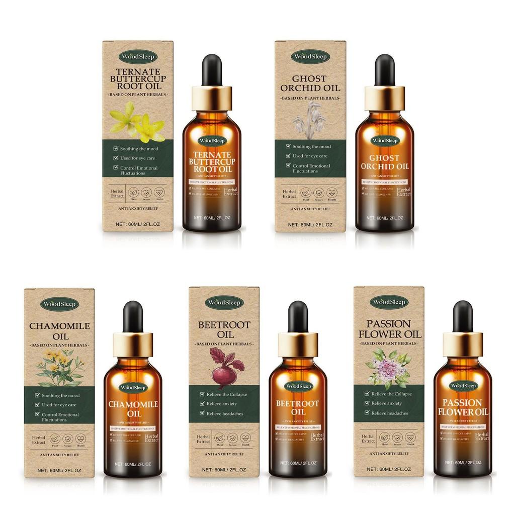 Коллекция эфирных масел Woodsleep Plant Sleep Мягкое увлажняющее расслабляющее ароматерапевтическое масло для успокаивающего ухода за кожей