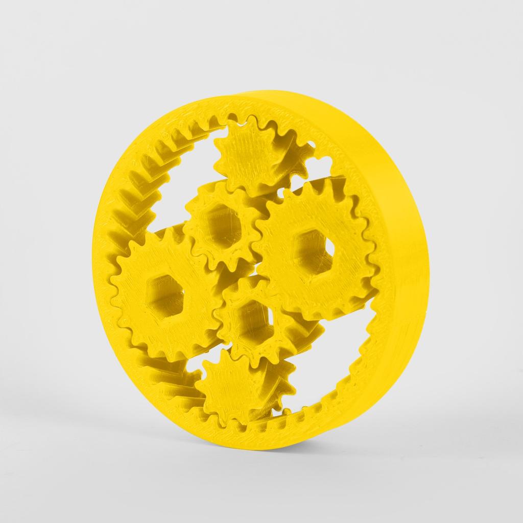 Напечатанный на 3D-принтере быстрый планетарный редуктор с качающимся рычагом, освобождающий от нагрузки, новый взгляд на классический освобождающий рычаг