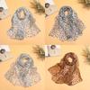 Thin Chiffon Scarf Leopard  Printing Shawl Silk New Sunscreen Shawl