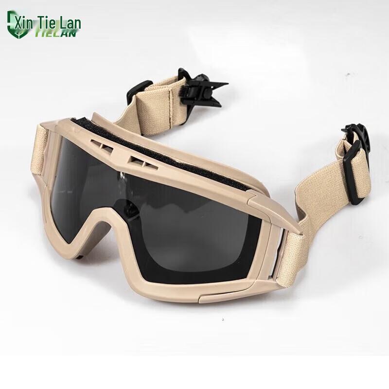 Tielan Tactical Goggles with 3 Interchangeable Lenses