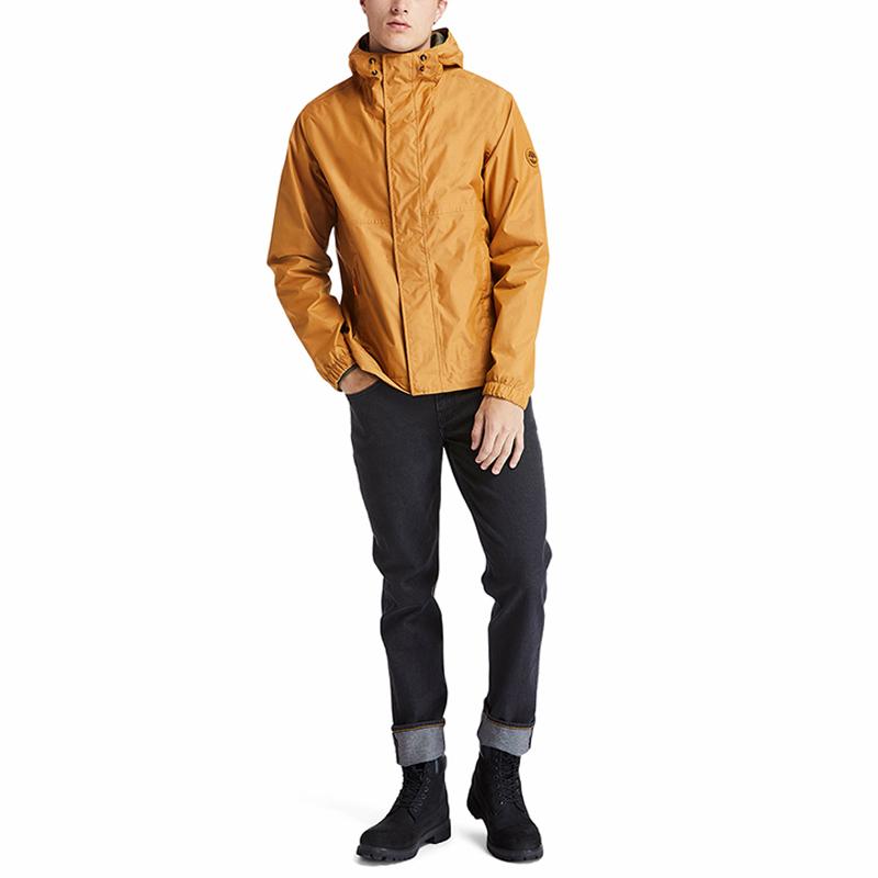 Timberland Упаковываемая повседневная куртка с капюшоном для отдыха на природе Мужские куртки Пшеничный A2EYF-P47