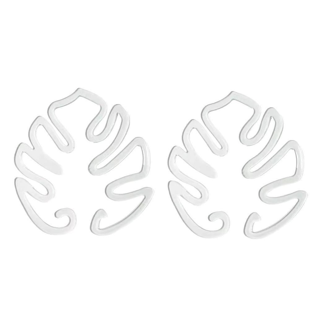 Опора для растений в форме монстеры Легкая установка Декоративная подставка для растений Форма листа Опора для растений Прочная опора из сплава Садовая