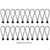20Pcs Bungee Cord Balls Strap Multifunctional Indoor Outdoor Elastic Tarp Tie for Awing
