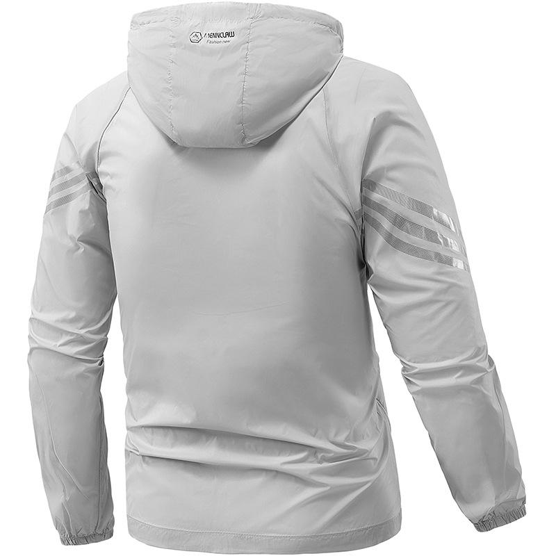 Новая летняя одежда для защиты от солнца, мужская одежда для кожи, куртка с капюшоном, мужской костюм для рыбалки и занятий спортом на открытом воздухе