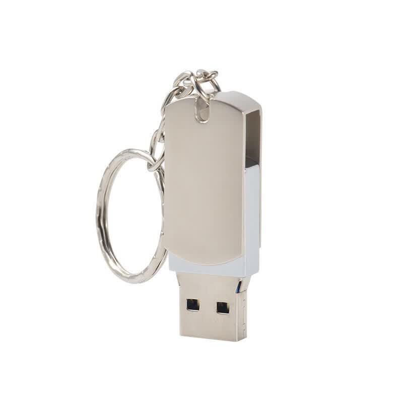 OLOEY 64 ГБ Двухсторонний USB 3.0 Поворотный Металлический Флеш-накопитель