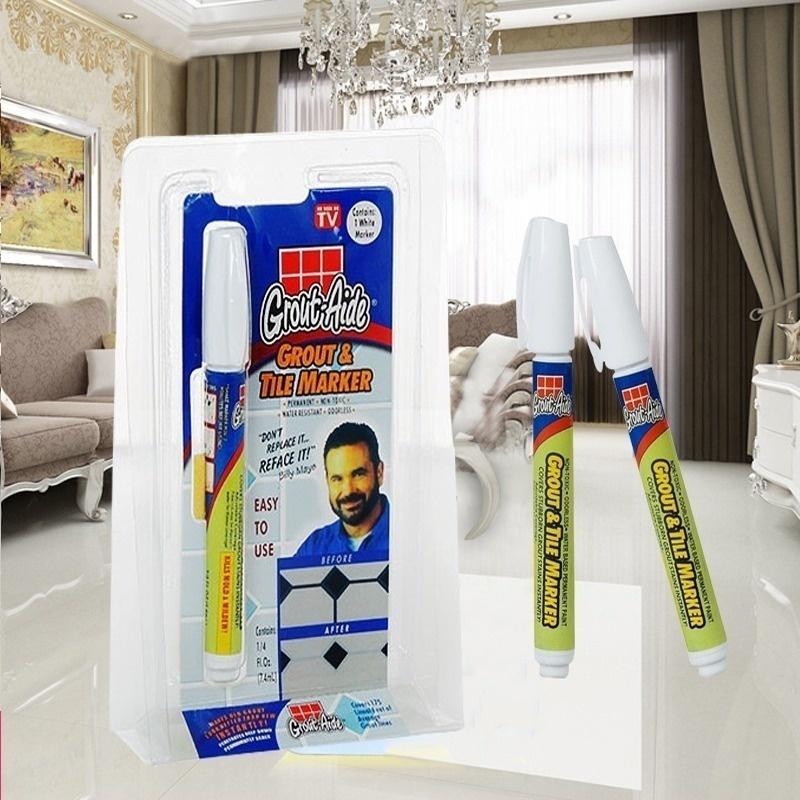 Маркер для затирки плитки, ручка для ремонта, практичная белая настенная плитка, нетоксичные инструменты для ремонта пола